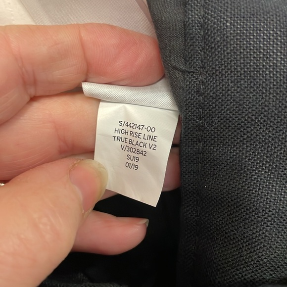 Gap High Rise wide split cropped leg linen pants size 2 - Picture 9 of 12